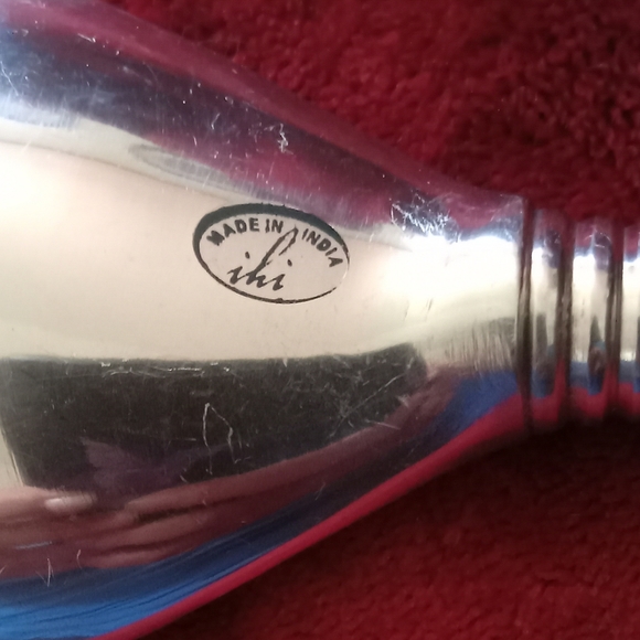 2 Server's Forks/ 2 Salad Tosser Beautifully Beaded Handel's Signed India IHI. - Picture 5 of 5